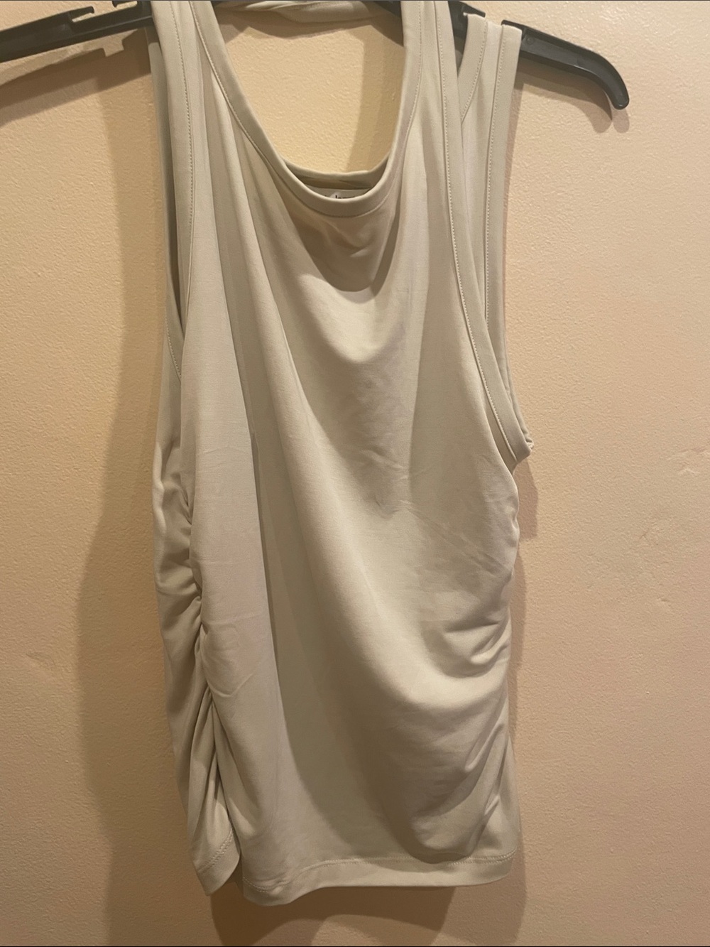Calvin Klein Jeans light chartreuse green Drape Tank Top